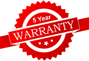 5 year warranty